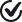 Green check mark icon indicating confirmation or success.